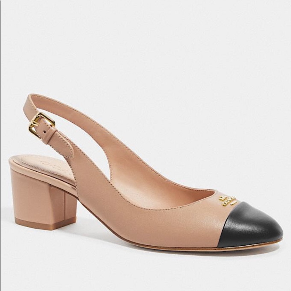 Coach Cap-Toe Slingbacks - Picture 2 of 10